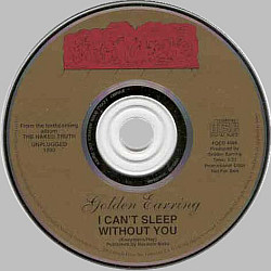 Golden Earring I Can't Sleep Without You (acoustic live) USA promo cdsingle 1993